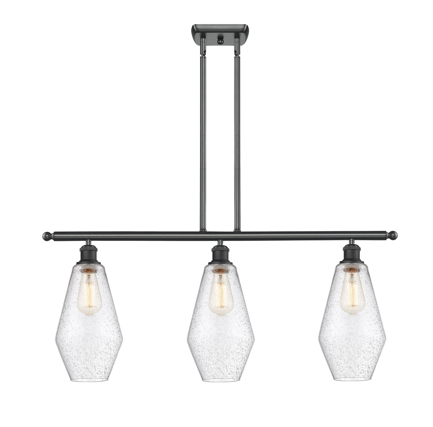 Innovations - 516-3I-BK-G654-7 - Three Light Island Pendant - Ballston - Matte Black