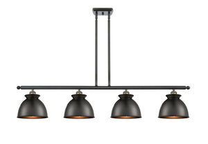 Innovations - 516-4I-BAB-M14-BK - Four Light Island Pendant - Ballston - Black Antique Brass