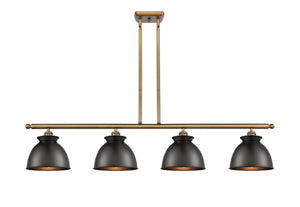 Innovations - 516-4I-BB-M14-BK - Four Light Island Pendant - Ballston - Brushed Brass