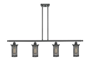 Innovations - 516-4I-BK-CE219 - Four Light Island Pendant - Austere - Matte Black