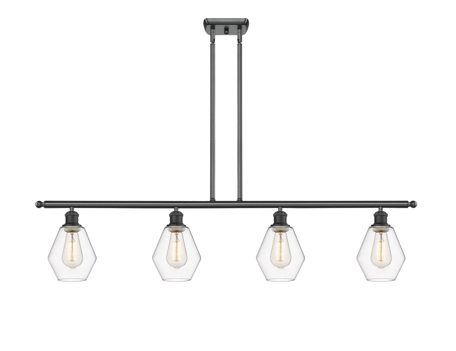 Innovations - 516-4I-BK-G652-6 - Four Light Island Pendant - Ballston - Matte Black