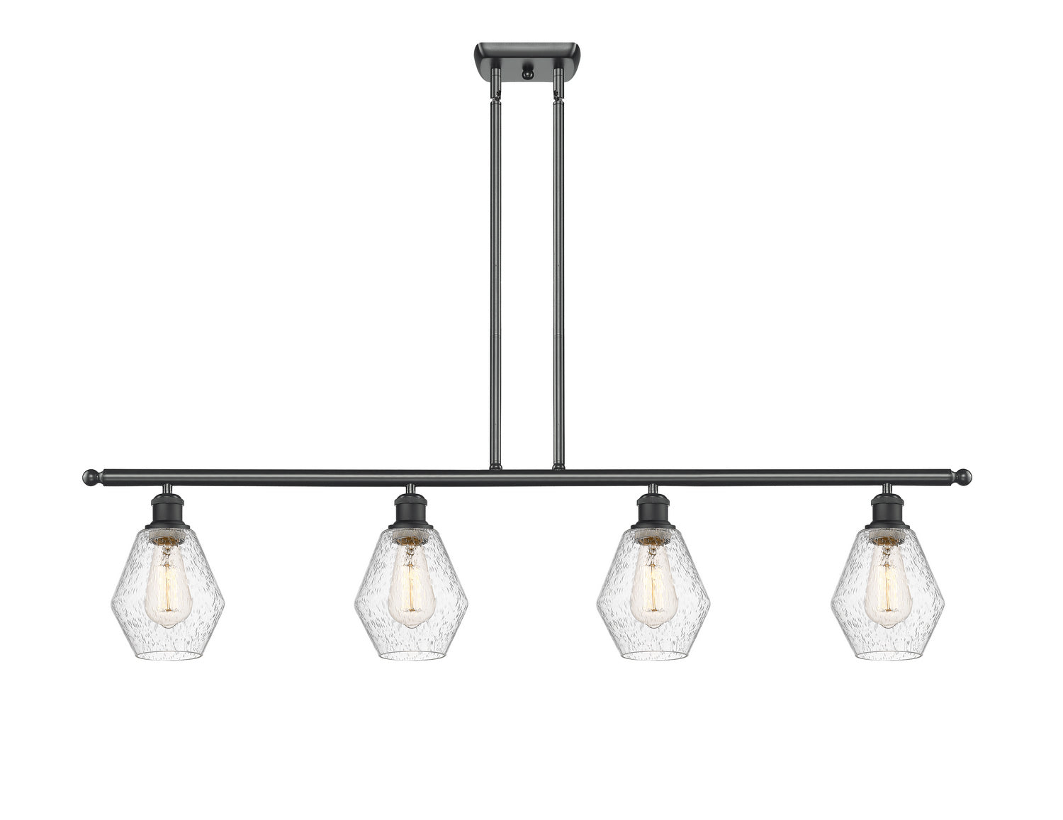 Innovations - 516-4I-BK-G654-6 - Four Light Island Pendant - Ballston - Matte Black