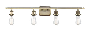 Innovations - 516-4W-AB - Four Light Bath Vanity - Ballston - Antique Brass