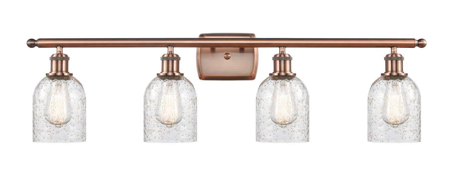 Innovations - 516-4W-AC-G259 - Four Light Bath Vanity - Ballston - Antique Copper