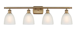 Innovations - 516-4W-BB-G381 - Four Light Bath Vanity - Ballston - Brushed Brass