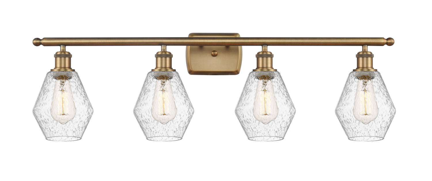 Innovations - 516-4W-BB-G654-6 - Four Light Bath Vanity - Ballston - Brushed Brass