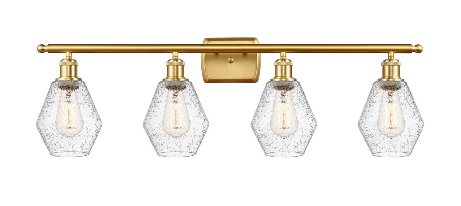 Innovations - 516-4W-SG-G654-6 - Four Light Bath Vanity - Ballston - Satin Gold