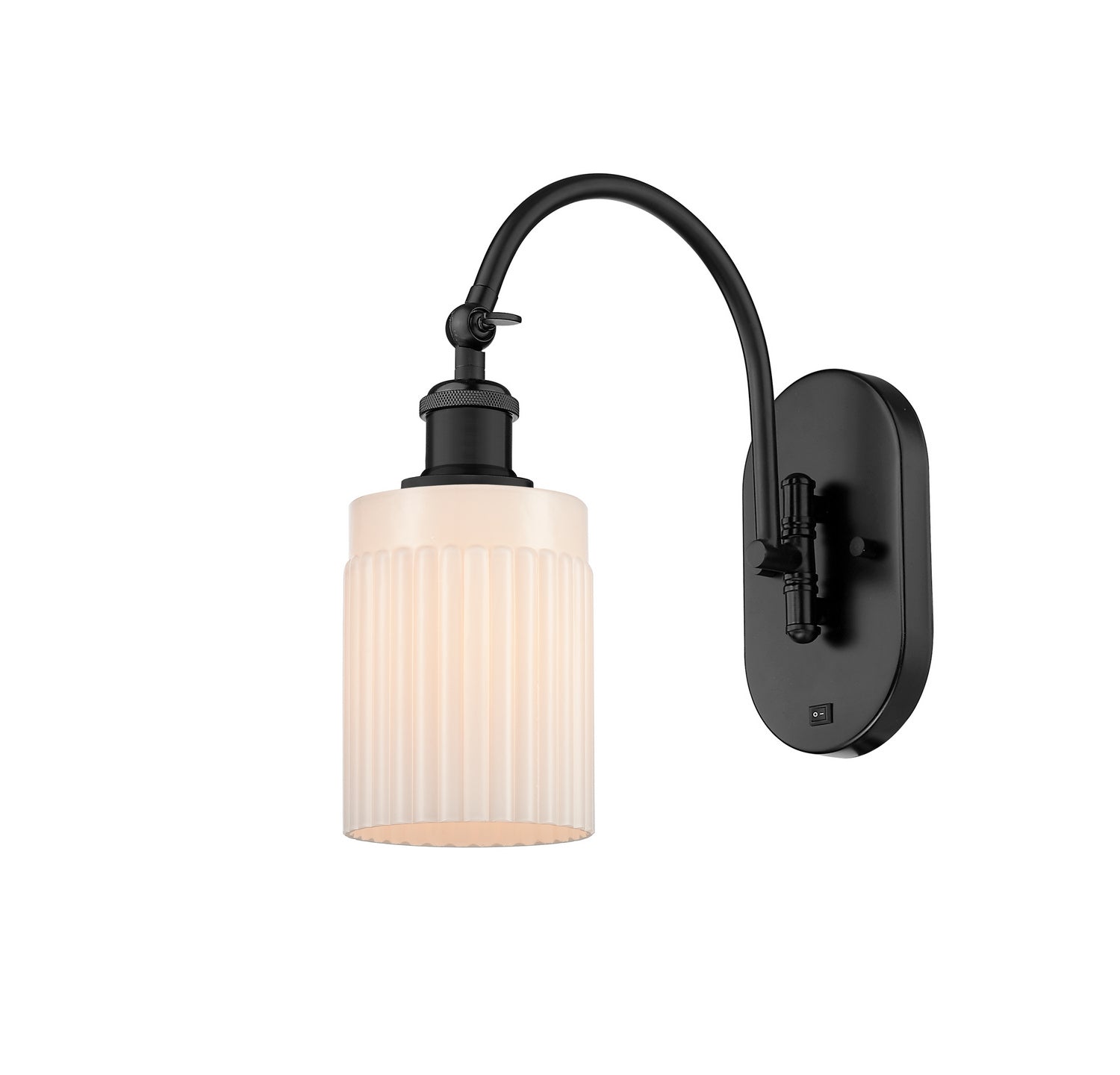 Innovations - 518-1W-BK-G341 - One Light Wall Sconce - Ballston - Matte Black