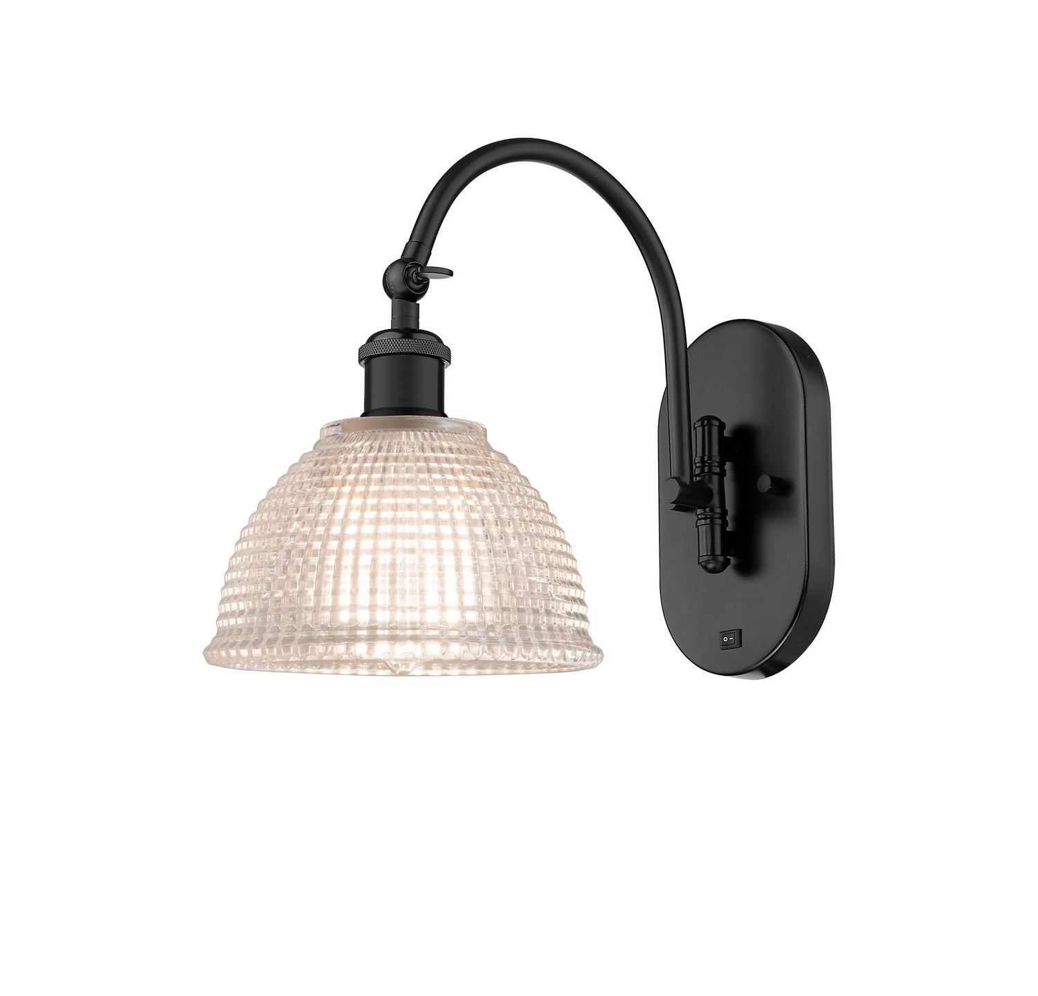 Innovations - 518-1W-BK-G422 - One Light Wall Sconce - Ballston - Matte Black