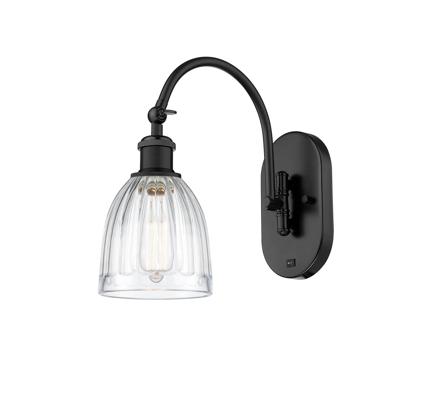 Innovations - 518-1W-BK-G442 - One Light Wall Sconce - Ballston - Matte Black