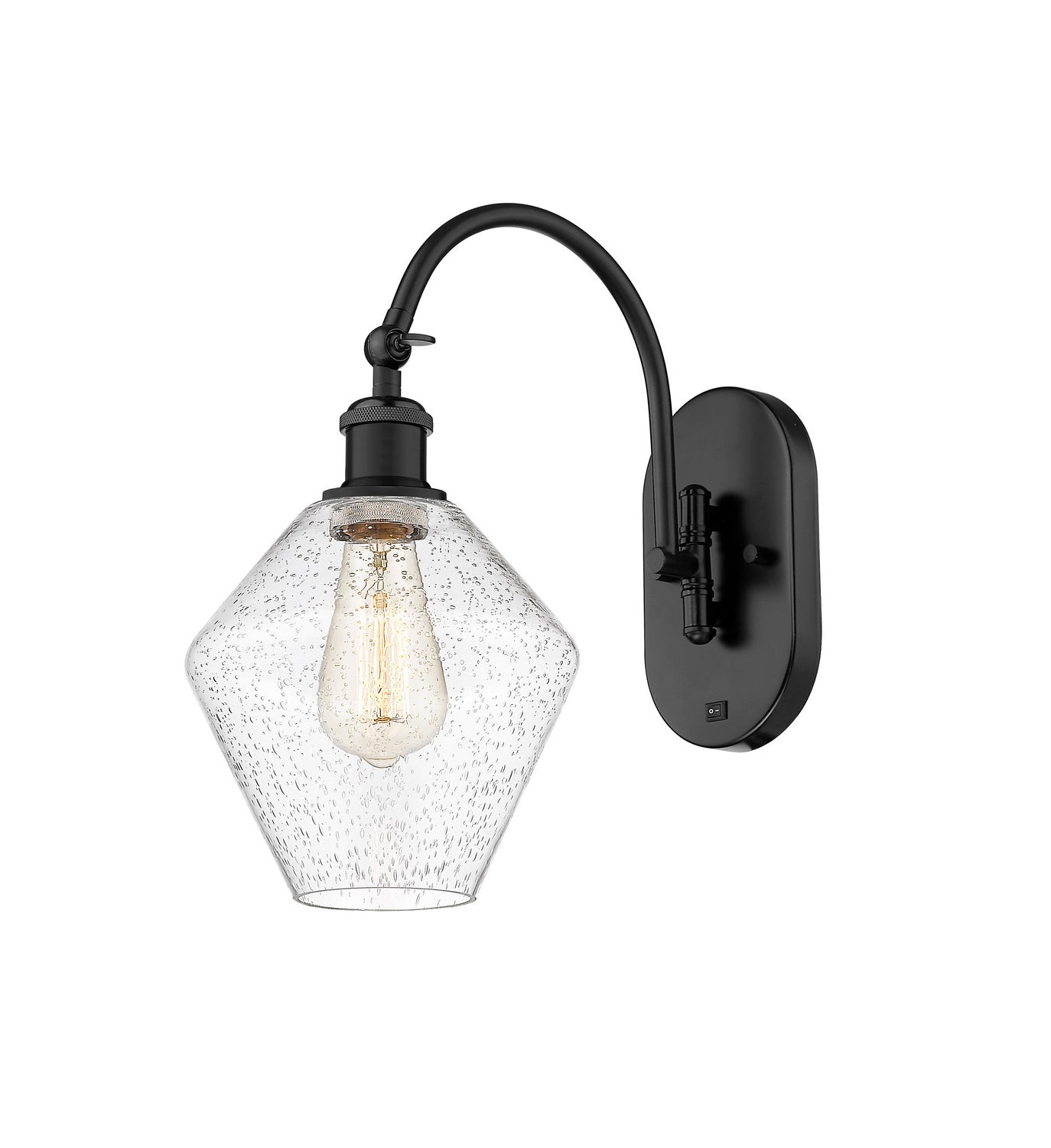 Innovations - 518-1W-BK-G654-8-LED - LED Wall Sconce - Ballston - Matte Black