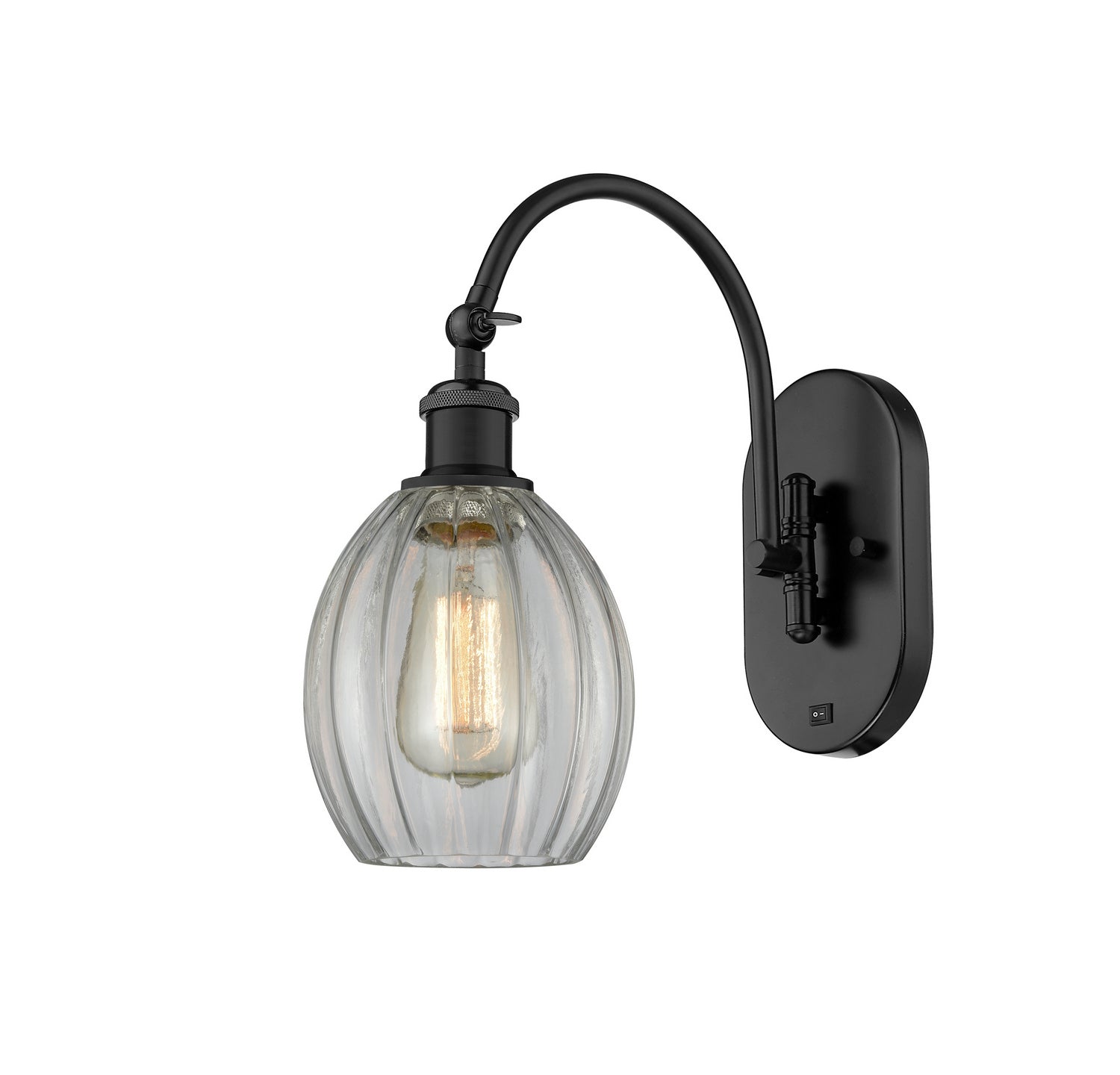 Innovations - 518-1W-BK-G82 - One Light Wall Sconce - Ballston - Matte Black