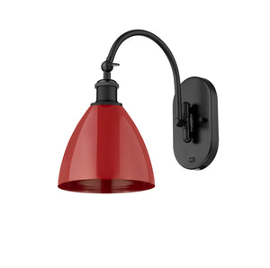 Innovations - 518-1W-BK-MBD-75-RD - One Light Wall Sconce - Ballston - Matte Black