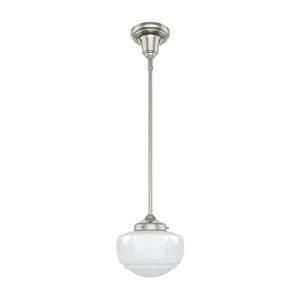 Hunter - 19026 - One Light Pendant - Saddle Creek - Brushed Nickel