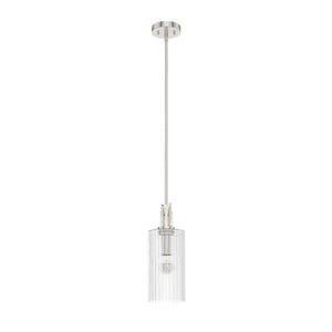 Hunter - 19792 - One Light Pendant - Gatz - Brushed Nickel