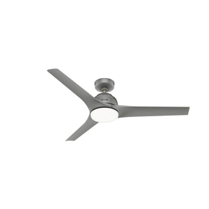 Hunter - 51586 - 52" Ceiling Fan - Gallegos - Matte Silver