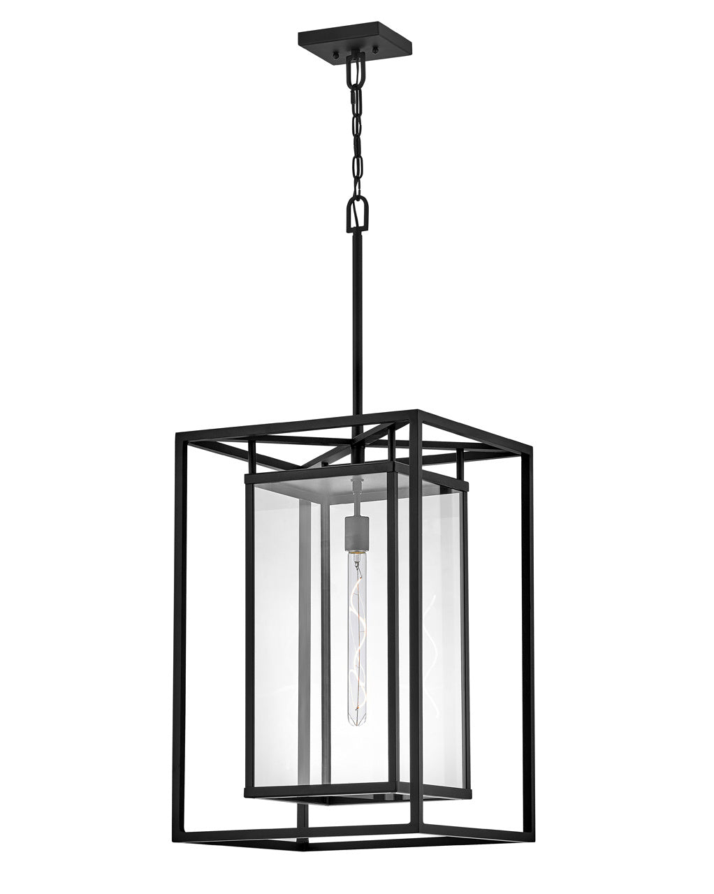 Hinkley - 2592BK-LL - LED Hanging Lantern - Max - Black