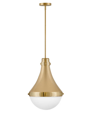 Hinkley - 39054BBR - LED Pendant - Oliver - Bright Brass