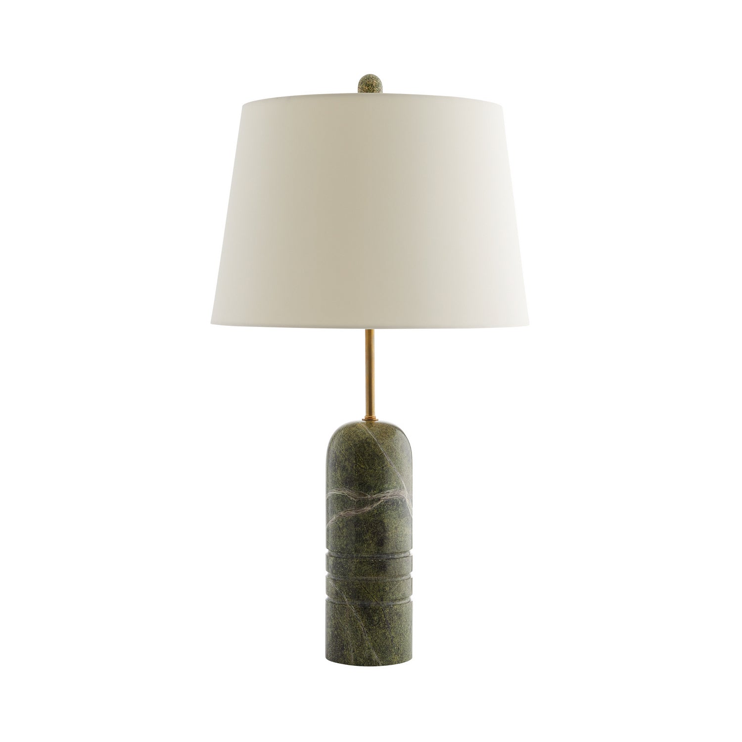 Arteriors - 44757-530 - One Light Table Lamp - Mendoza - Jungle Marble/Antique Brass