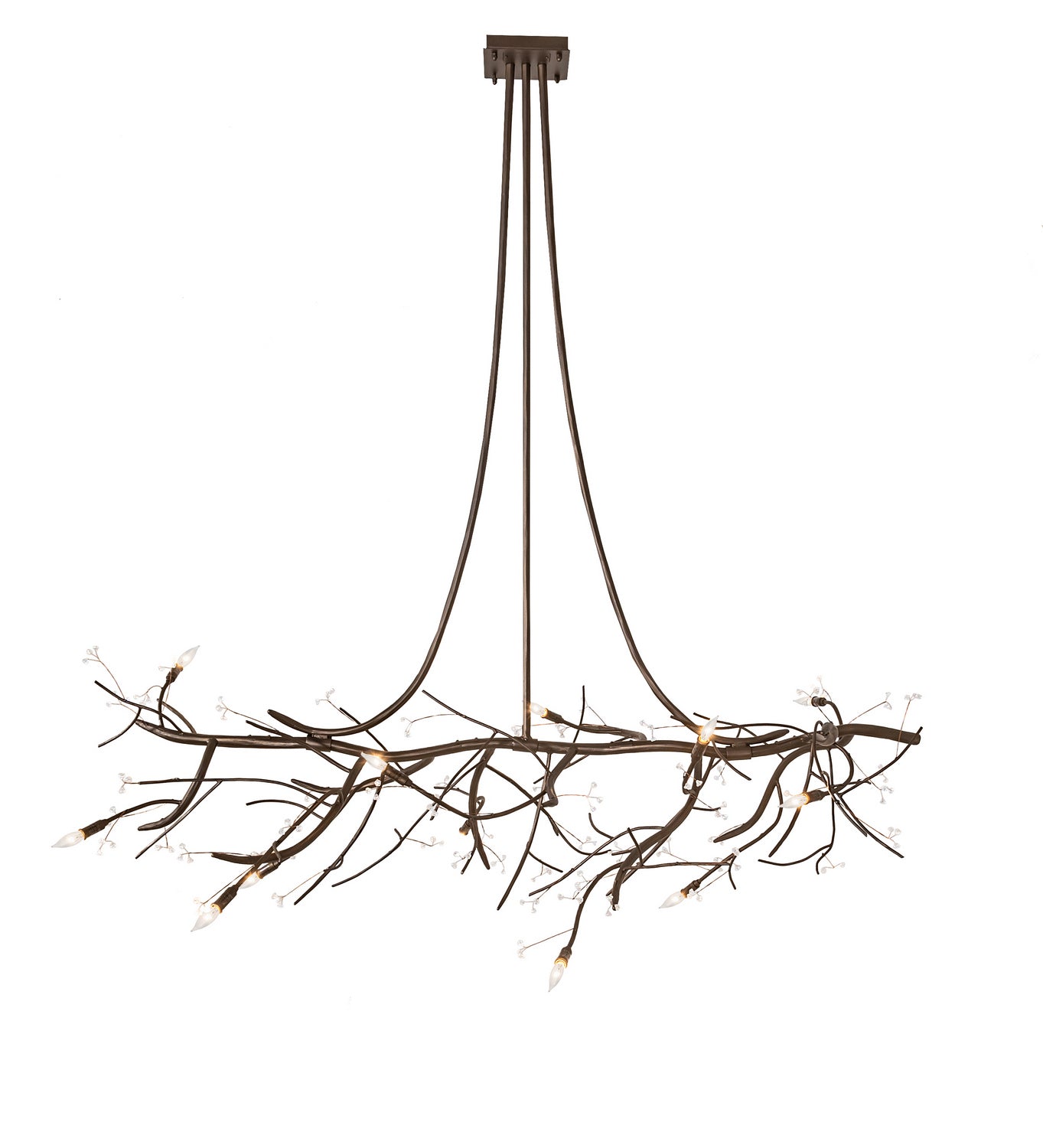 Meyda Tiffany - 251130 - LED Chandelier - Winter Solstice - Tyler Bronze