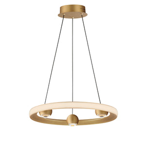 ET2 - E23511-GLD - LED Pendant - Nodes - Gold