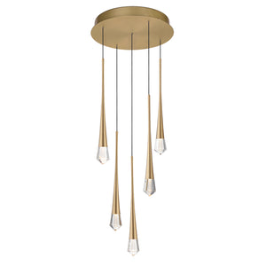ET2 - E24225-122GLD - LED Pendant - Pierce - Gold