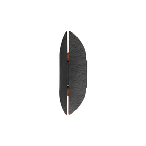 ET2 - E30142-BKAB - LED Outdoor Wall Sconce - Tectonic - Black / Antique Brass