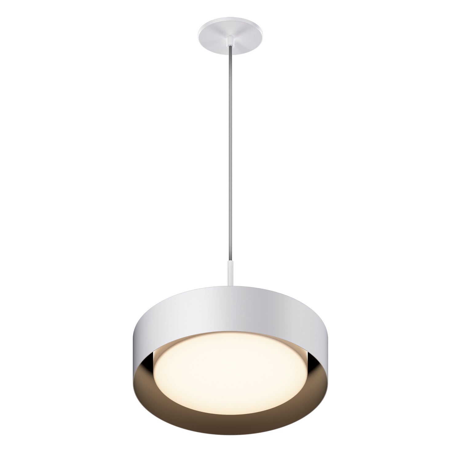 ET2 - E51011-WTBK - LED Pendant - Echo - White / Black