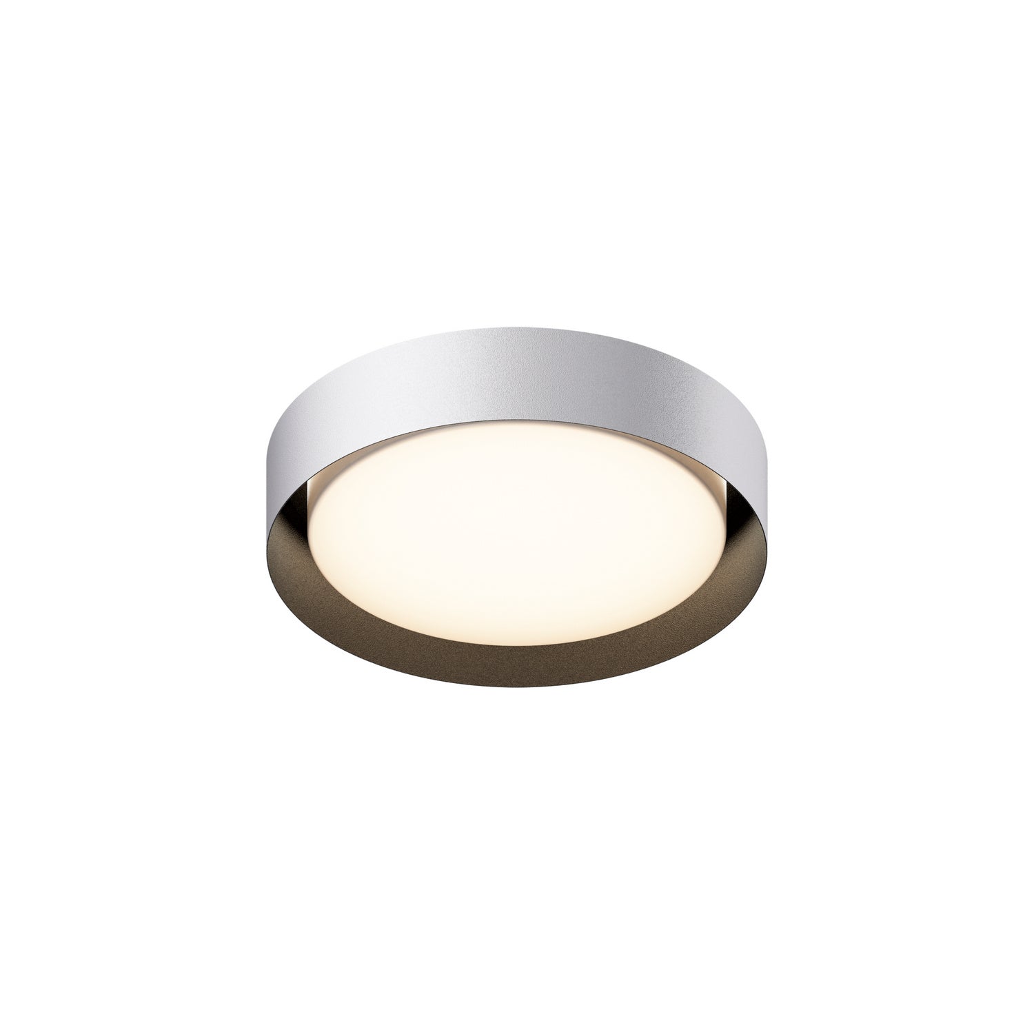 ET2 - E51012-WTBK - LED Flush Mount - Echo - White / Black