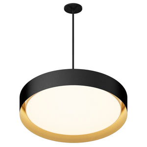 ET2 - E51015-BKGLD - LED Pendant - Echo - Black / Gold