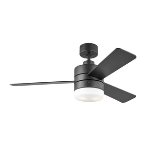 Generation Lighting. - 3ERAR44MBKD - 44"Ceiling Fan - Era - Midnight Black