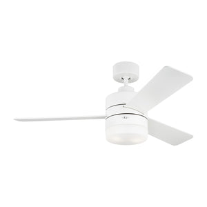 Generation Lighting. - 3ERAR44RZWD - 44"Ceiling Fan - Era - Matte White