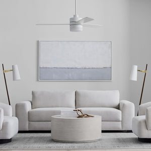 Generation Lighting. - 3ERAR52RZWD - 52" Ceiling Fan - Era - Matte White