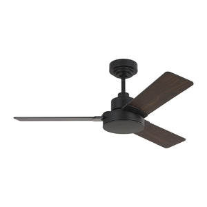 Generation Lighting. - 3JVR44MBK - 44" Ceiling Fan - Jovie - Midnight Black