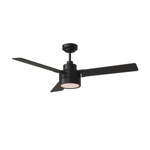 Generation Lighting. - 3JVR52MBKD - 52"Ceiling Fan - Jovie - Midnight Black