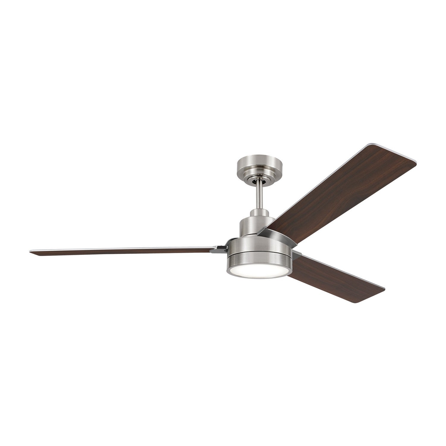 Generation Lighting. - 3JVR58BS - 58" Ceiling Fan - Jovie - Brushed Steel