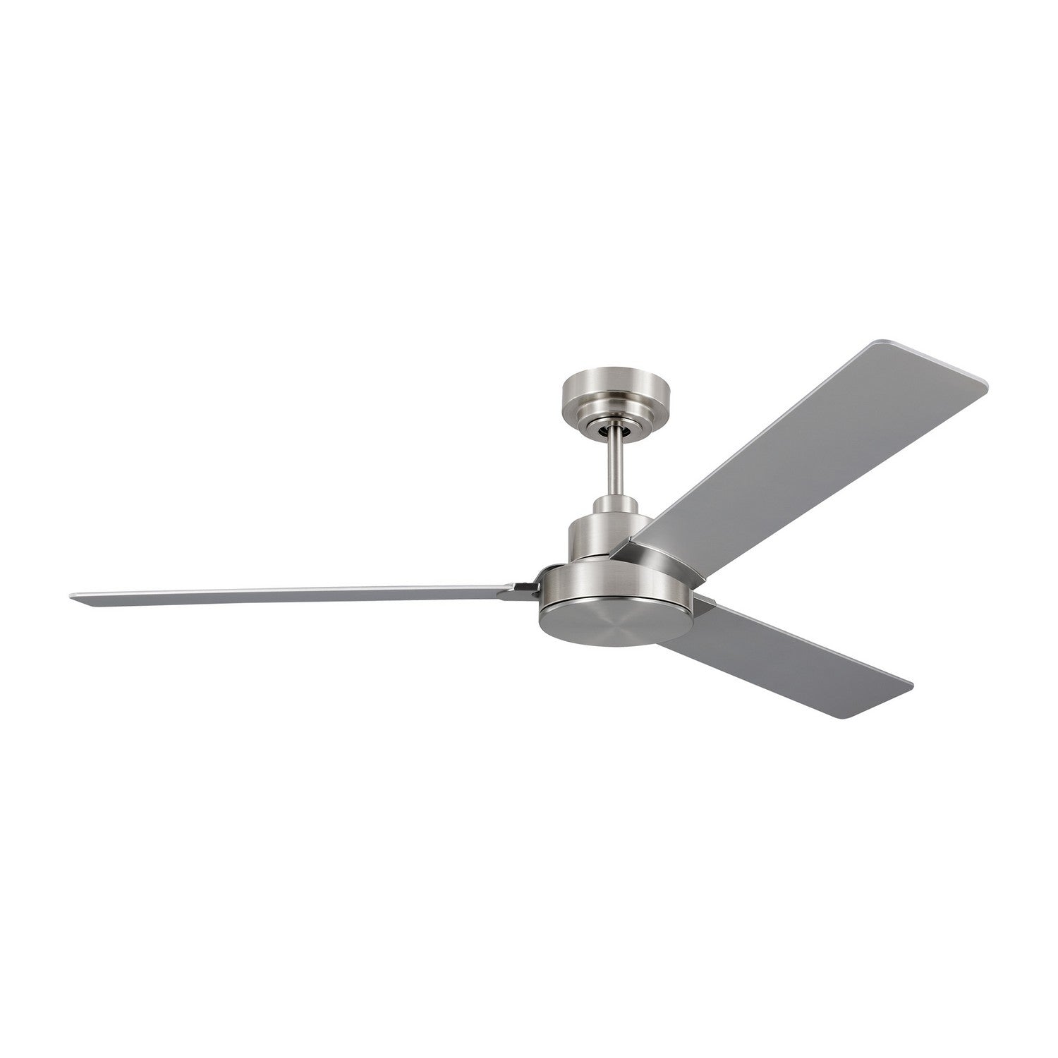 Generation Lighting. - 3JVR58BS - 58" Ceiling Fan - Jovie - Brushed Steel