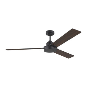 Generation Lighting. - 3JVR58MBKD - 58" Ceiling Fan - Jovie - Midnight Black