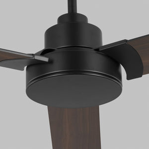 Generation Lighting. - 3JVR58MBKD - 58" Ceiling Fan - Jovie - Midnight Black