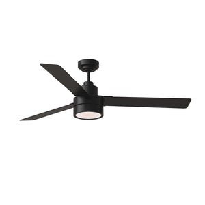 Generation Lighting. - 3JVR58MBKD - 58"Ceiling Fan - Jovie - Midnight Black