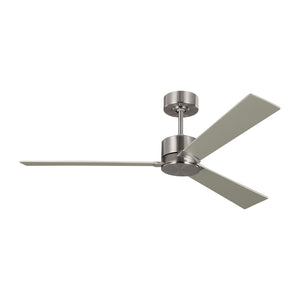 Visual Comfort Fan - 3RZR52BS - 52"Ceiling Fan - Rozzen - Brushed Steel