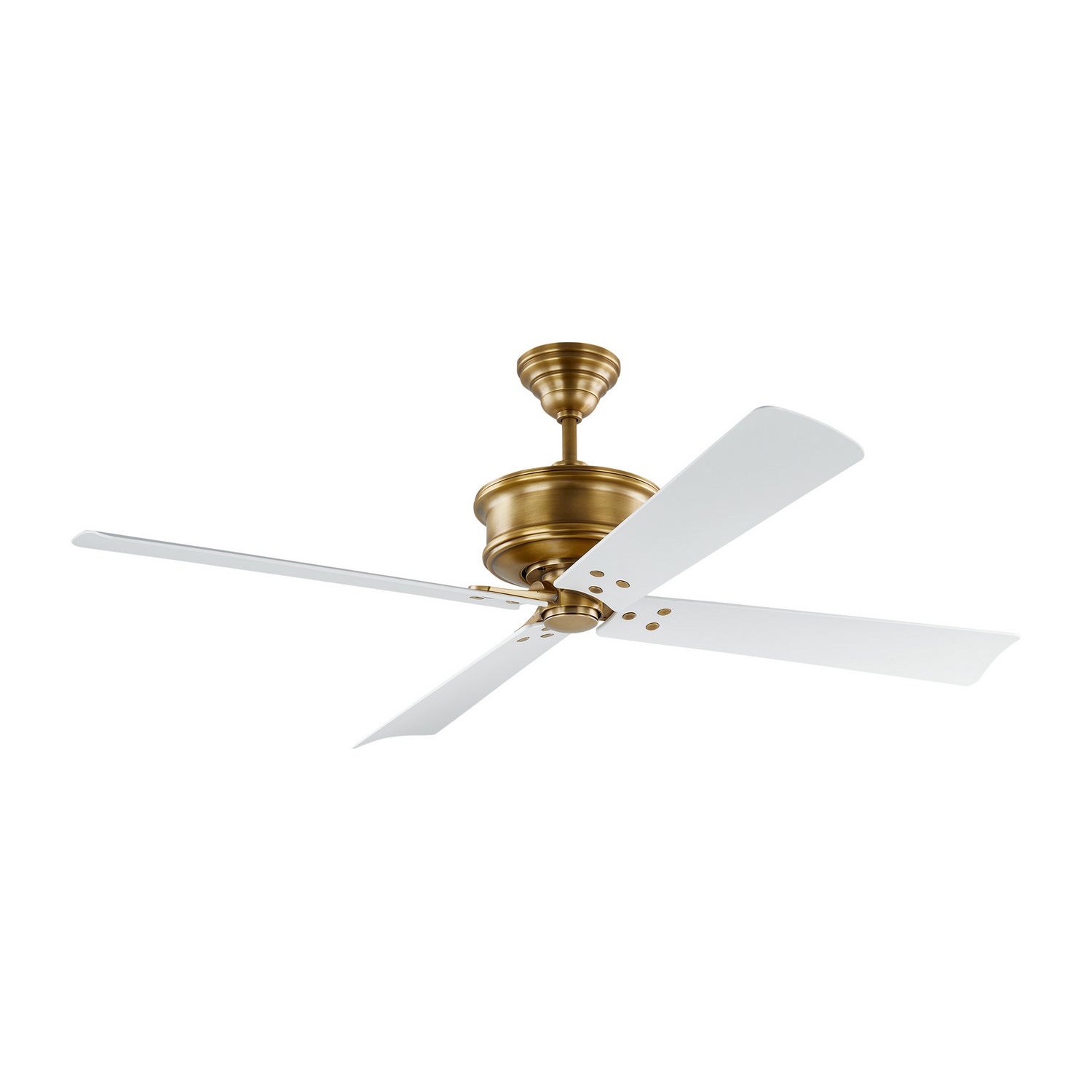 Visual Comfort Fan - 4SBWR56HAB - 56"Ceiling Fan - Subway - Hand Rubbed Antique Brass