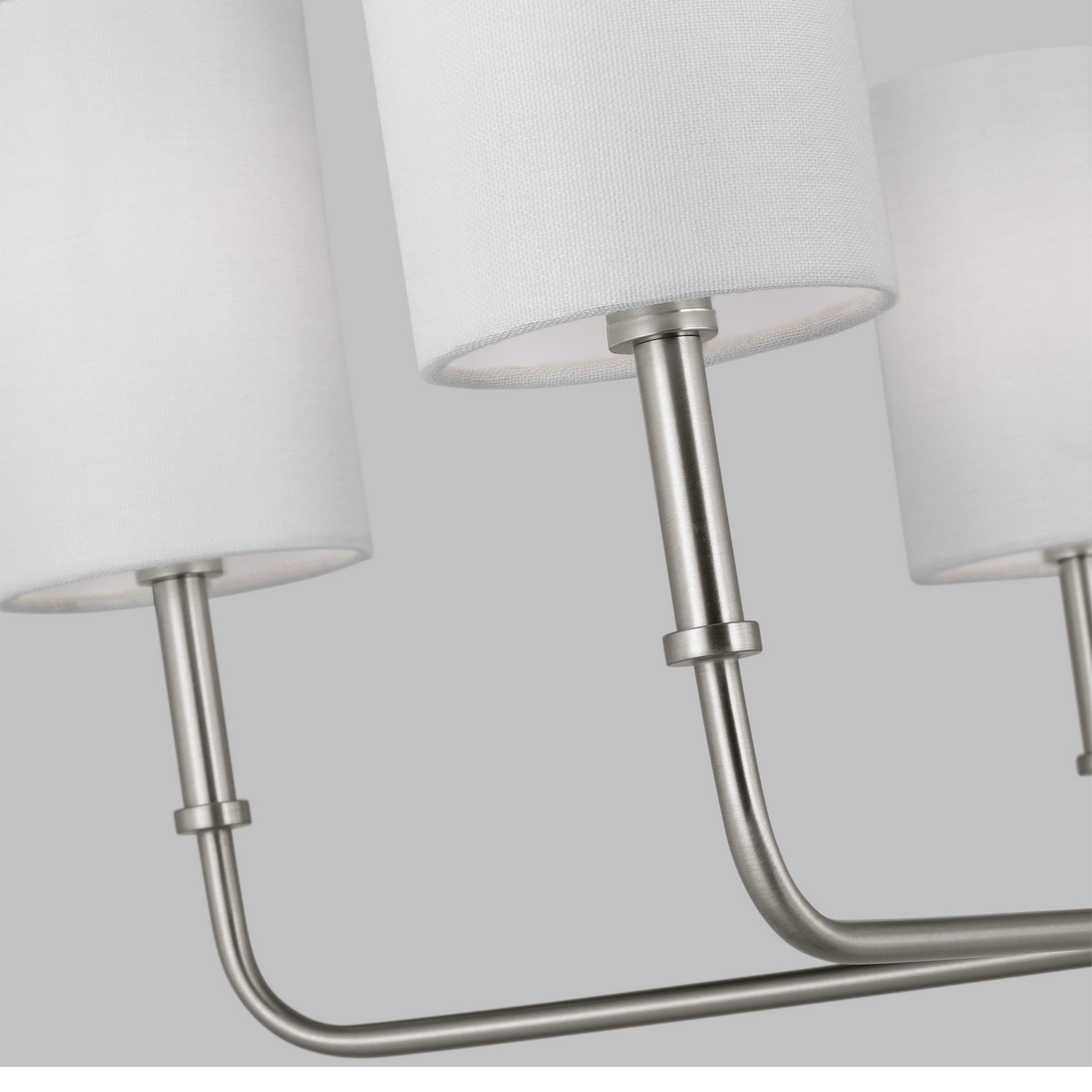 Visual Comfort Studio - 3109305-962 - Five Light Chandelier - Foxdale - Brushed Nickel