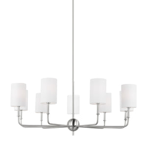 Visual Comfort Studio - 3109309-962 - Nine Light Chandelier - Foxdale - Brushed Nickel