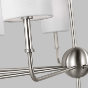 Visual Comfort Studio - 3109309-962 - Nine Light Chandelier - Foxdale - Brushed Nickel