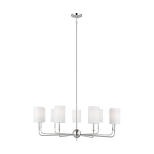 Visual Comfort Studio - 3109309-962 - Nine Light Chandelier - Foxdale - Brushed Nickel