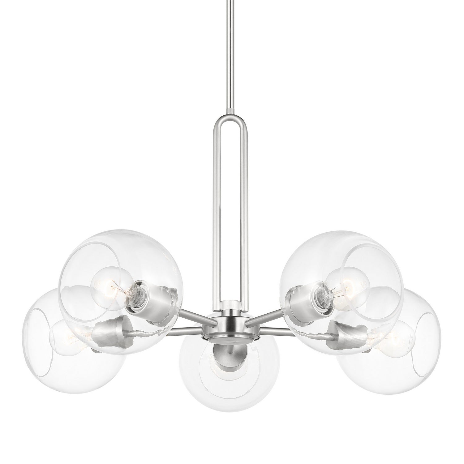 Visual Comfort Studio - 3155705-962 - Five Light Chandelier - Codyn - Brushed Nickel