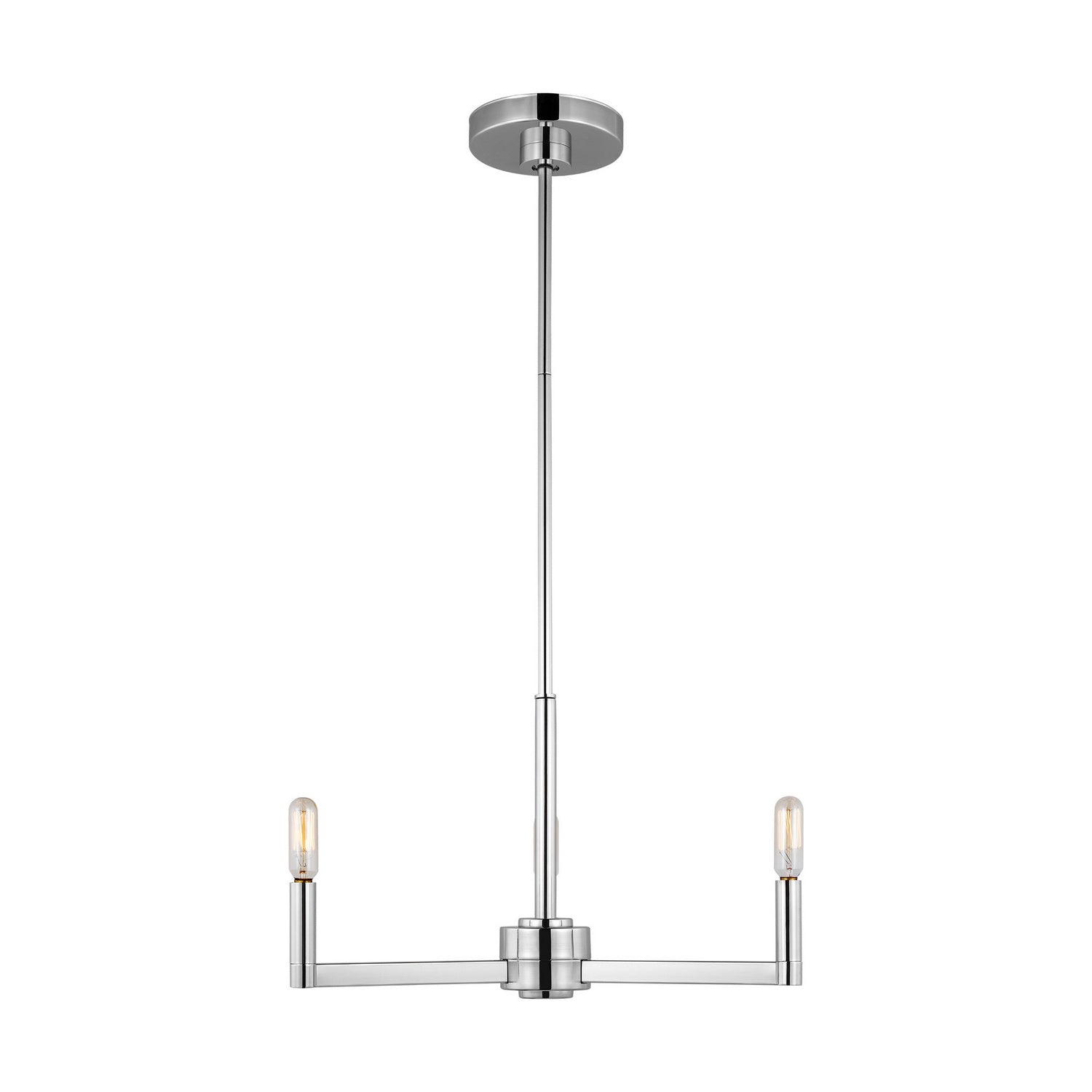 Visual Comfort Studio - 3164203-05 - Three Light Chandelier - Fullton - Chrome