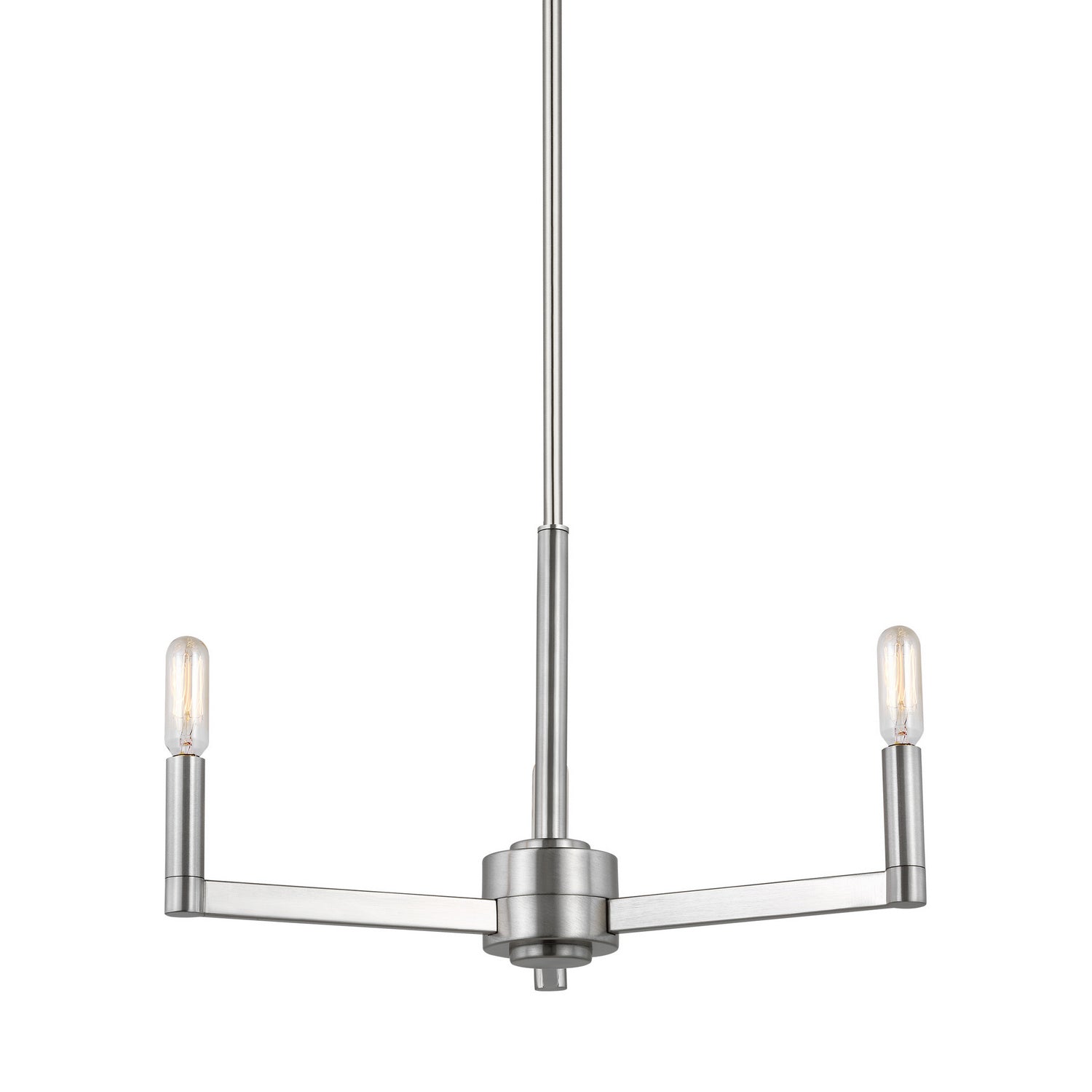 Visual Comfort Studio - 3164203-962 - Three Light Chandelier - Fullton - Brushed Nickel