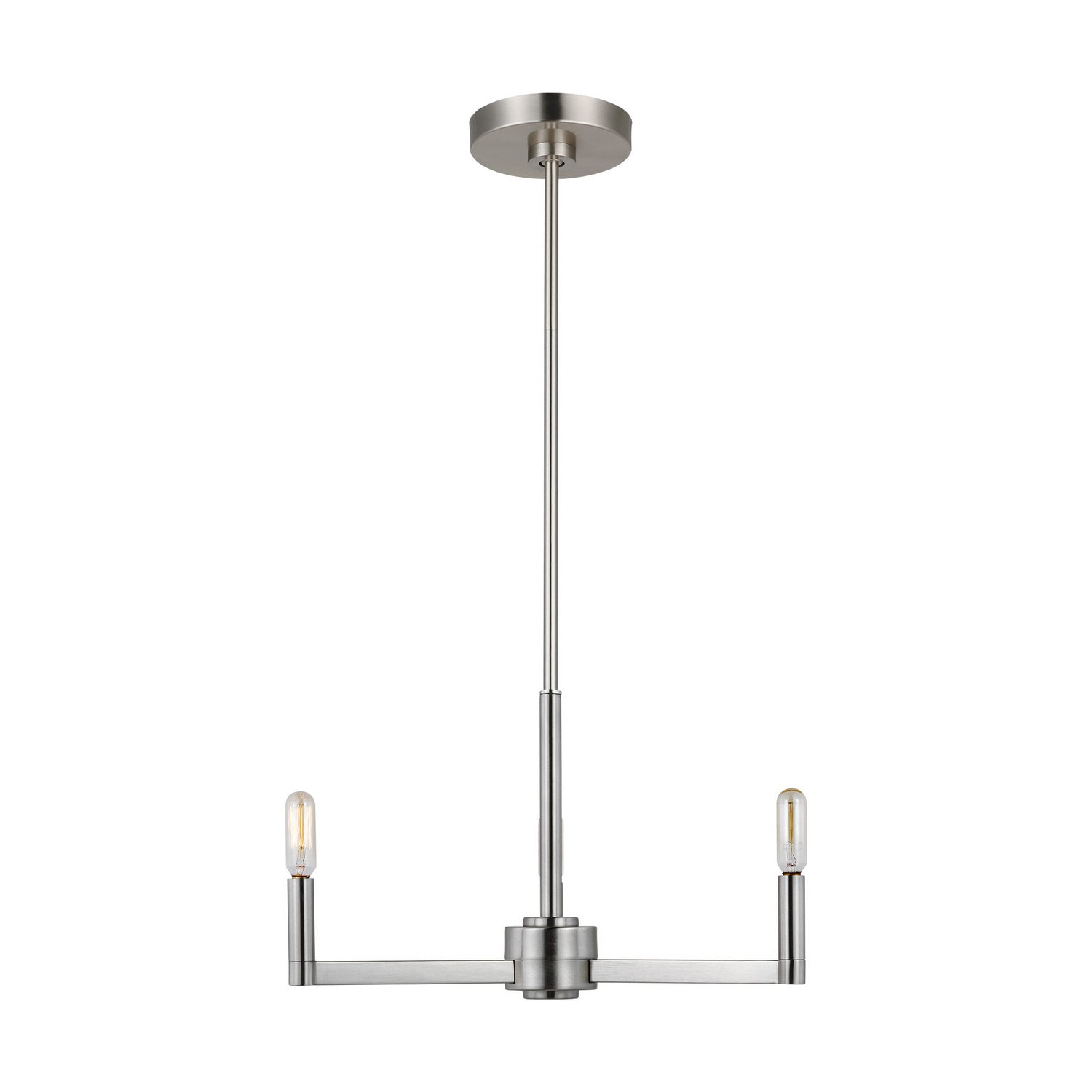 Visual Comfort Studio - 3164203-962 - Three Light Chandelier - Fullton - Brushed Nickel